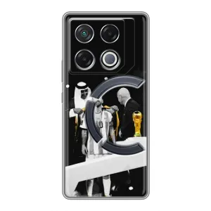 Чохли для Infinix GT 20 Pro (Leo чемпіон) (AlphaPrint) (Мессі коронований)