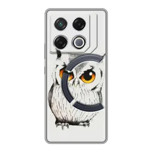 Чохол з пташками на Infinix GT 20 Pro (VPrint) (Мила Сова)