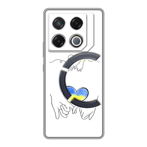 Чохол з принтом «Мир Україні» для Infinix GT 20 Pro