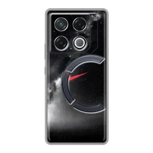 Чохол для Infinix GT 20 Pro - з принтом Найк (AlphaPrint) (Найк червоний)
