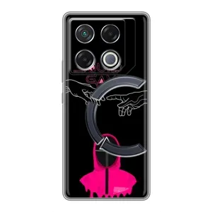 Чохол Гра в кальмара для Infinix GT 20 Pro (Мінімалізм Гра кальмара)