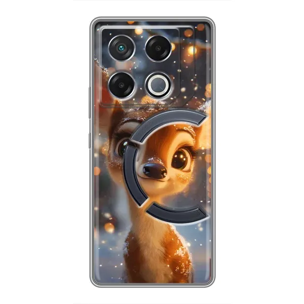 Чохол з принтом «Оленятко серед гірлянд» для Infinix GT 20 Pro