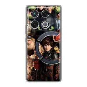 Чохол як приборкати дракона на Infinix GT 20 Pro (Персонажі дракона)