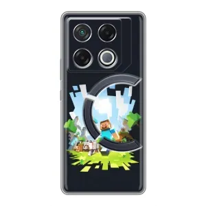 Чохол Майнкрафт на Infinix GT 20 Pro (AlphaPrint) Minecraft (персонажі Minecraft)