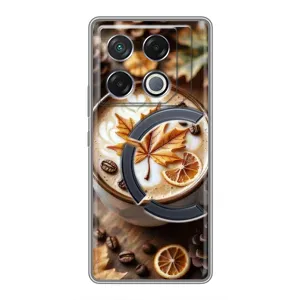 Чохол з унікальним дизайном 'Осінь з кавою' для Infinix GT 20 Pro (Пряна кава)