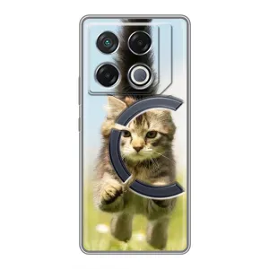 Чохли з Котиками для Infinix GT 20 Pro (VPrint) (Прижок кота)