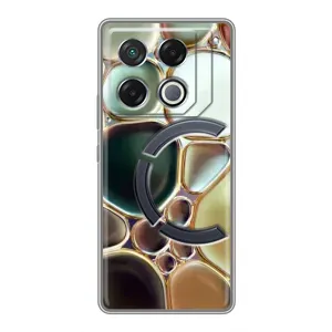 Мраморний чехол на Infinix GT 20 Pro (VPrint) (Радужний Мрамор)