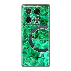 Мраморний чехол на Infinix GT 20 Pro (VPrint) (Салатовий Мрамор)