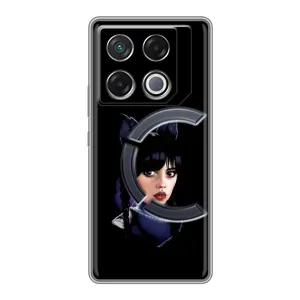Чохли Венсдей на Infinix GT 20 Pro Уенсдей (AlphaPrint) (серйозна Венздей)