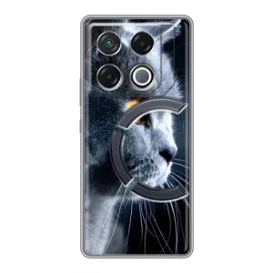 Чохли з Котиками для Infinix GT 20 Pro (VPrint) (Сірий Кіт)