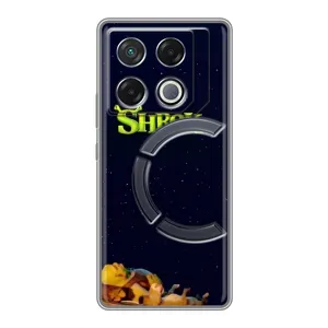 Чохол з мультфільмом Шрек на Infinix GT 20 Pro (Відпочиваючий Шрек)