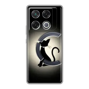 Чохол з принтом для Infinix GT 20 Pro (AlphaPrint) Модні коти (Силует котика)