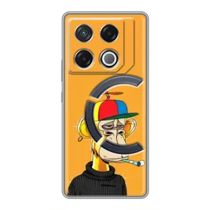 Чохли з Мавпами NFT для Infinix GT 20 Pro (AlphaPrint) (Нудна мавпа NFT)