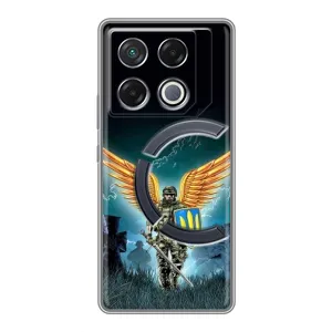 Чехлы с картинкой ЗСУ для Infinix GT 20 Pro (AlphaPrint) (Солдат ЗСУ)