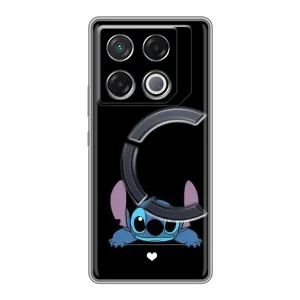 Чохол з принтом Стіч на Infinix GT 20 Pro (Стіч на чорному)