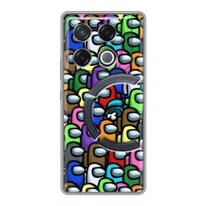 Чохли Амонг Ас для Infinix GT 20 Pro (AlphaPrint) (Убитий)