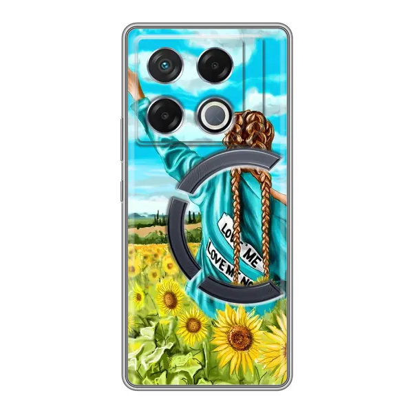 Чохол з принтом «Україночка» для Infinix GT 20 Pro