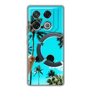 Силіконовий чохол з КАРТИНКАМИ літо для Infinix GT 20 Pro (AlphaPrint) (Погляд літо)