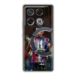 Чохол з футболістом Ламін Ямаль Infinix GT 20 Pro (Ямаль з кубком)