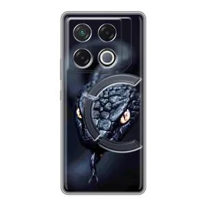 Чохол з картинкою 'Хижаки' для Infinix GT 20 Pro (Чорна змія)