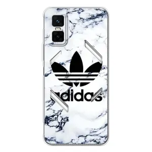Чохли Адидас для Infinix GT 30 Pro (AlphaPrint) (Адідас на мраморі)
