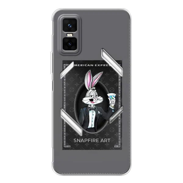 Чехол с принтом «Бакс Бани LV» для Infinix GT 30 Pro
