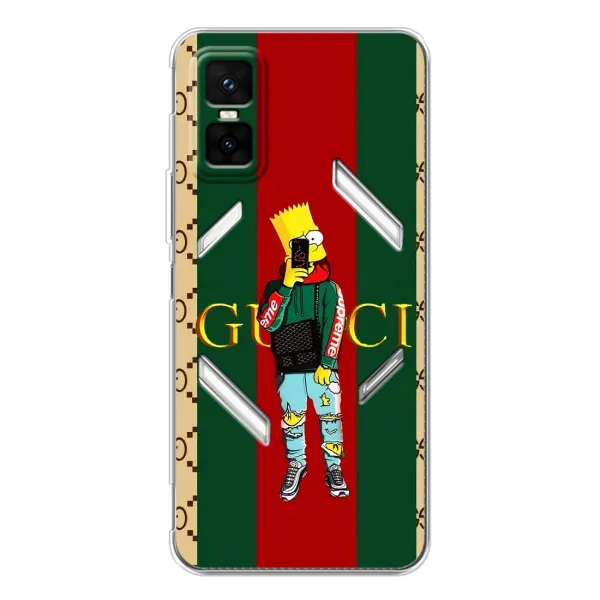 Чехол с принтом «Барт ГУЧЧИ» для Infinix GT 30 Pro