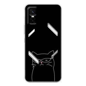 Чохол з малюнком кіт на Infinix GT 30 Pro (Байдужий кіт)
