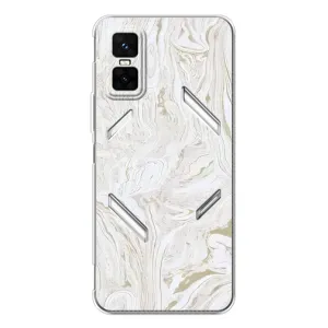 Мраморний чехол на Infinix GT 30 Pro (VPrint) (Білий мрамор)