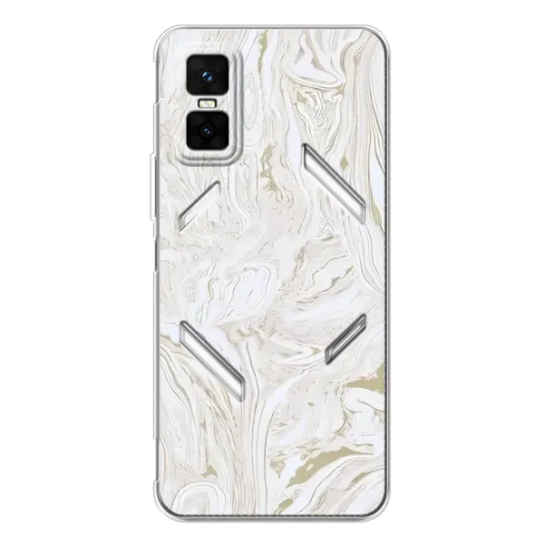 Чехол с принтом «Белый мрамор» для Infinix GT 30 Pro Чехол с принтом «Белый мрамор» для Infinix GT 30 Pro