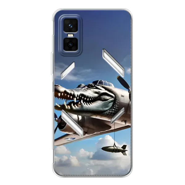 Чехол с принтом «Бомбардиро крокодило» для Infinix GT 30 Pro Чехол с принтом «Бомбардиро крокодило» для Infinix GT 30 Pro