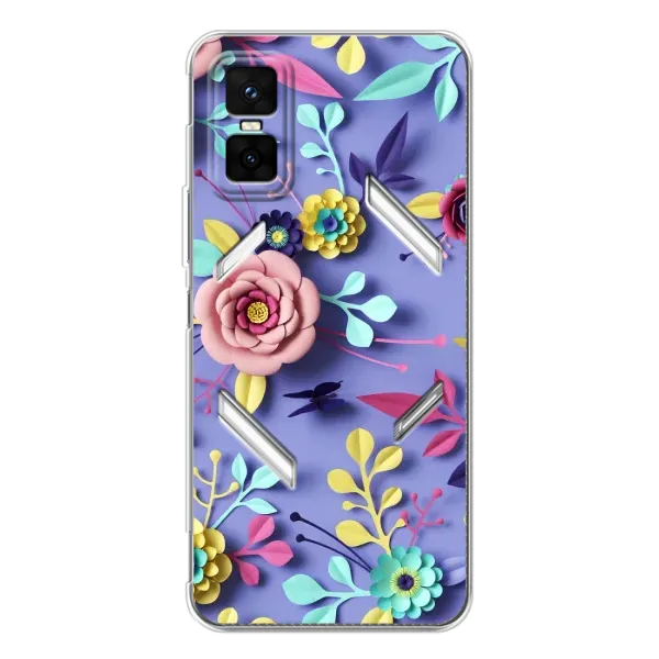 Чехол с принтом «Цветочный дизайн» для Infinix GT 30 Pro Чехол с принтом «Цветочный дизайн» для Infinix GT 30 Pro