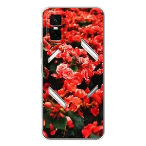 Чохли з квітами для Infinix GT 30 Pro (VPrint) (Квіти червоні)