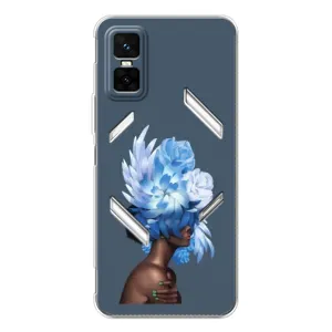 Чехлы (ART) Цветы на Infinix GT 30 Pro (VPrint) (Квіти на голові)