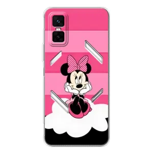 Міккі Маус чохол для Infinix GT 30 Pro (AlphaPrint - Мультяшні) (Дівчинка Maus)