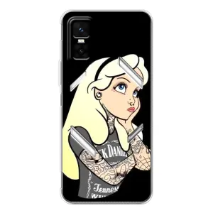 Чохол з друком для Infinix GT 30 Pro - (Мода) (AlphaPrint) (Дівчина в тату)