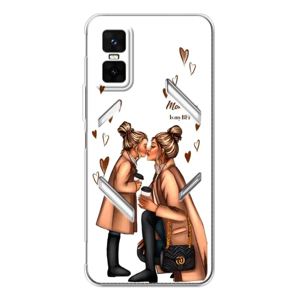 Чехол с принтом «Дочка и мама» для Infinix GT 30 Pro