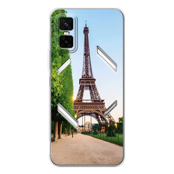 Чехол с принтом «Дорога в Париж» для Infinix GT 30 Pro