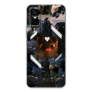 Чохол як приборкати дракона на Infinix GT 30 Pro (Дракон колаж)