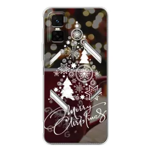 Різдвяні Чохли для Infinix GT 30 Pro (VPrint) (Ялинка яскрава)
