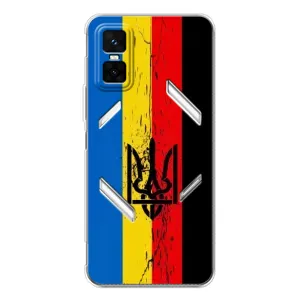 Украинские Чехлы для Infinix GT 30 Pro с картинкой УПА (AlphaPrint) (Прапор УПА)