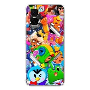 Чехол для Infinix GT 30 Pro Бравл Старс (VPrint) (Герої Бравл Старс)