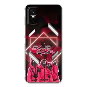 Чохол Гра в кальмара для Infinix GT 30 Pro (Охоронці Гра кальмара)