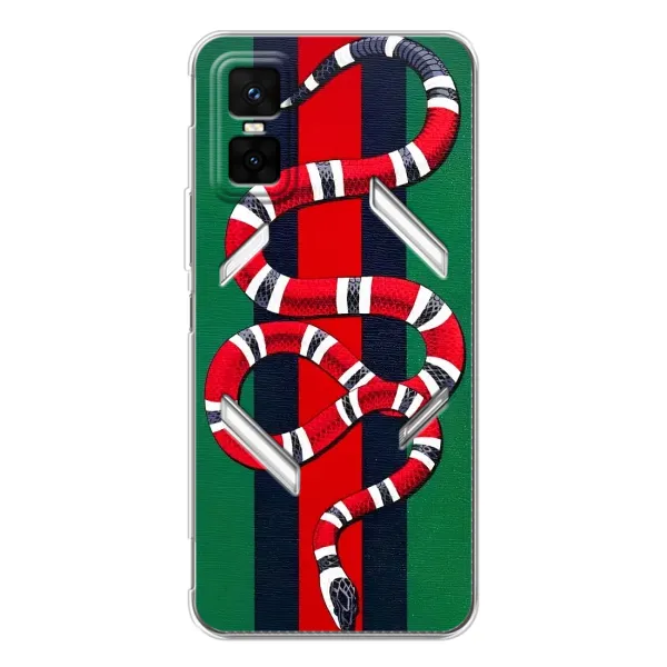 Чехол с принтом «Gucci змия» для Infinix GT 30 Pro