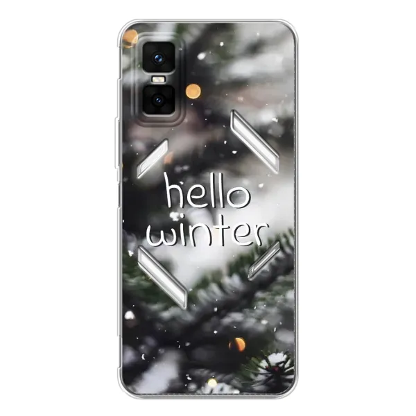 Чехол с принтом «Hello winter» для Infinix GT 30 Pro Чехол с принтом «Hello winter» для Infinix GT 30 Pro