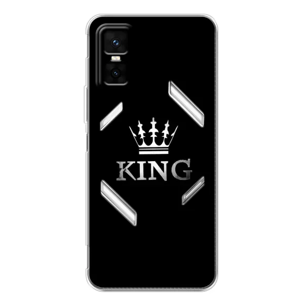 Чехол с принтом «KING» для Infinix GT 30 Pro Чехол с принтом «KING» для Infinix GT 30 Pro