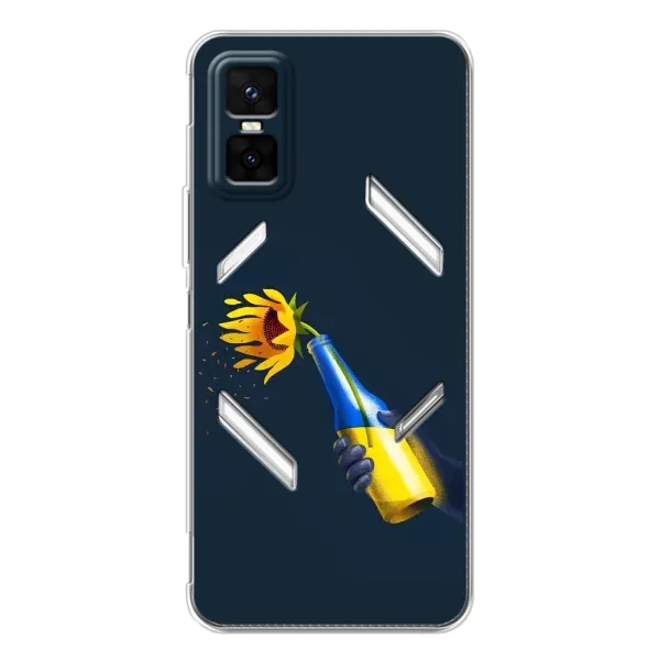 Чехол с принтом «Коктейль молотова» для Infinix GT 30 Pro