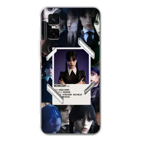 Чехол с принтом «коллаж Уэнздей» для Infinix GT 30 Pro Чехол с принтом «коллаж Уэнздей» для Infinix GT 30 Pro