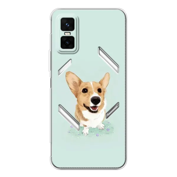 Чехол с принтом «Корги» для Infinix GT 30 Pro