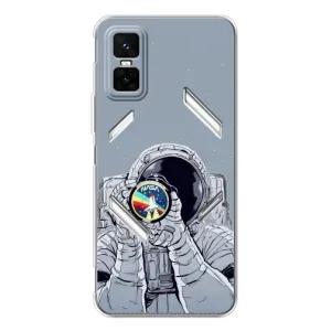 Чохол NASA для Infinix GT 30 Pro (AlphaPrint) (Космонавт фото)
